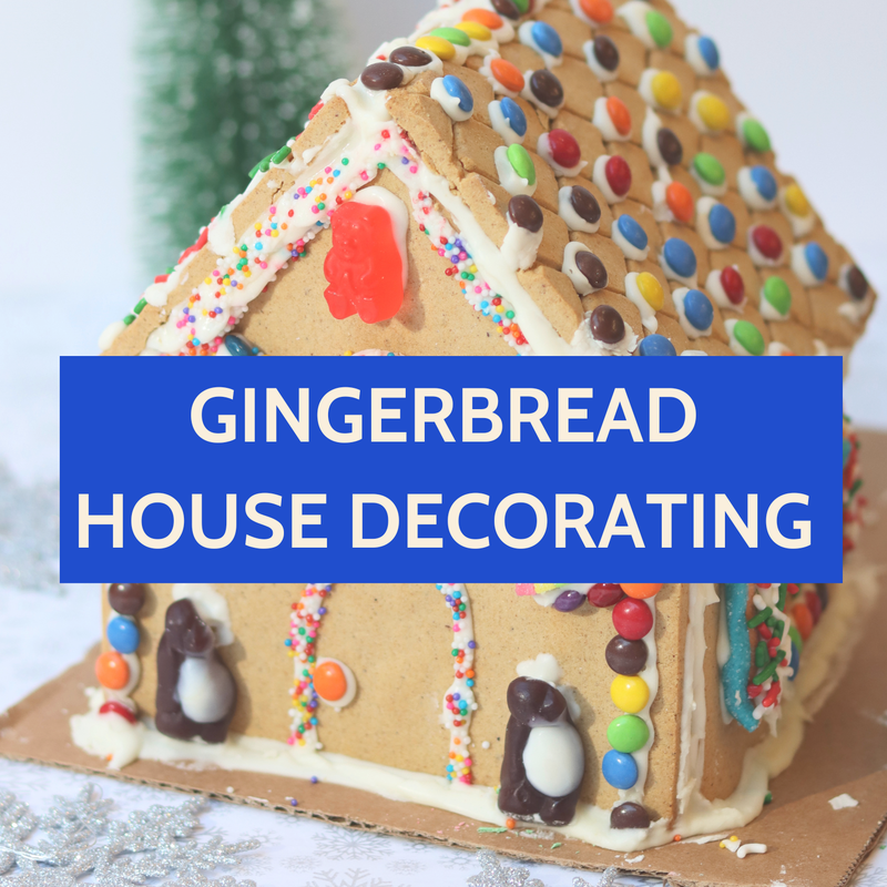Gingerbread decorating workshop virtual for teams with kits
